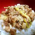 まなちゅーん1115's cooksnap of when they made ネギチャーシュー丼.