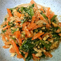 むにゅり's cooksnap of when they made ほうれん草・人参のくるみ和え♪.