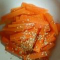 yuusuzumin's cooksnap of when they made 【お弁当】即席☆にんじんナムル.