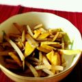 ＊アベリ＊'s cooksnap of when they made めんつゆで簡単☆ゴボウと薩摩芋のきんぴら.