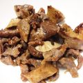 りょーみー's cooksnap of when they made 砂肝と椎茸のニンニクバター焼き.