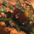 ★mika★☆'s cooksnap of when they made かぼちゃとピーマンのひき肉炒め.