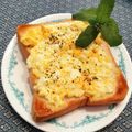 プルンバゴ's cooksnap of when they made ●朝から喫茶店風？たまごトースト●.