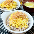 なおミール's cooksnap of when they made ふわり✿梅おかかご飯の新玉葱の炒り卵のせ.