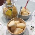 こつゆ514's cooksnap of when they made 梨はひとくちカットが食べやすい♡.