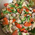 バリィ♪'s cooksnap of when they made 鶏肉と豆苗の炒め＊ナッツがけ.