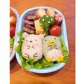 ☆bana☆'s cooksnap of when they made すみっコぐらし＊白くま&ペンギンキャラ弁.