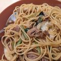 あづぺったん's cooksnap of when they made ポン酢で簡単♪豚肉と小松菜のパスタ☆.