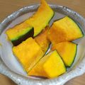えりこ82☆'s cooksnap of when they made 超簡単♪　レンジで２分南瓜煮.