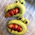 木漏れ日の台所's cooksnap of when they made ワニのほうれん草入りウインナーパン.