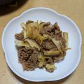 ラリー＆サラ's cooksnap of when they made 弁当10分★牛肉と白菜しぐれ煮★デパ地下.