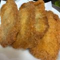 megushima's cooksnap of when they made 生姜焼き用肉で♡チーズinとんかつ♬.