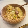 komugiko4's cooksnap of when they made 牛乳で簡単クリームパスタ.