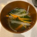 honokaokan's cooksnap of when they made 給食のわかめスープ.