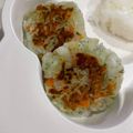 きなこあめ＊'s cooksnap of when they made 離乳食にもおつまみにも♪はんぺんバーグ✮.
