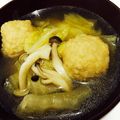 かんな＞＜'s cooksnap of when they made 簡単節約☆白菜としめじベーコンスープ☆.
