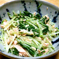 カズオリ's cooksnap of when they made さっぱりたっぷり♡ミズナとツナの和え物.