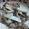 あかにゃん♪'s cooksnap of when they made エリンギと豚肉と塩コショウだけで美味！.