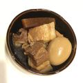てらちー's cooksnap of when they made 圧力鍋でﾄﾛﾄﾛ豚の角煮 大根と卵添え.