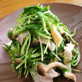 のんびりはるみむし's cooksnap of when they made 水菜ときのこの煮びたし.
