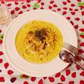 クックロビンマスク's cooksnap of when they made 簡単　かぼちゃ（南瓜）スープパスタ.