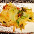 LimeLunch's cooksnap of when they made ☆サクサク★ブロッコリーのかき揚げ☆.