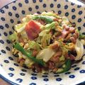 YUKIKI☆'s cooksnap of when they made 焼肉のタレで野菜納豆炒め.