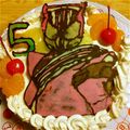 そらいろは's cooksnap of when they made 仮面ライダーガイム☆チョコプレート.