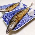 赤い電話's cooksnap of when they made サンマの塩焼き.