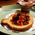 まんまるたまご's cooksnap of when they made ✿赤と黒๑ブルスケッタ✿.