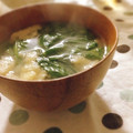 ♥ゆみ♥'s cooksnap of when they made ほうれん草と油揚げの味噌汁.