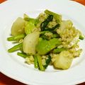 mako♡ばぁ's cooksnap of when they made 蕪とアボカドのプチプチ押し麦まとうソテー.