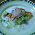 ﾎﾟｽﾄﾏﾝ's cooksnap of when they made サーモンとキャベツのクリーム煮.