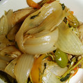 もりのりころ's cooksnap of when they made 鶏皮野菜炒め.