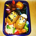 ka1o3's cooksnap of when they made お稲荷さんdeポテトヘッド夫妻♪キャラ弁.