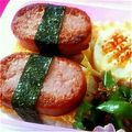 クック8IYW3Y☆'s cooksnap of when they made 魚肉ハムでなんちゃってスパムおにぎり.