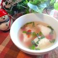 薄荷パン's cooksnap of when they made 塩トマトで＊鱈のスープ.