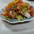 rinrin450's cooksnap of when they made 絶品◎柿と香味野菜の彩りソース.