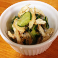 HarukunM's cooksnap of when they made きゅうりとささみのごま油あえ.