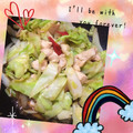 Emiii28's cooksnap of when they made 豚肉とキャベツの卵とじ炒め.