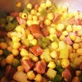 Bärlauch's cooksnap of when they made ひよこ豆とチョリソーとパプリカのタパス風.