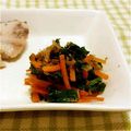 こえっぴーまま♪'s cooksnap of when they made 大根の葉と人参炒め.