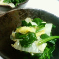 えりほの's cooksnap of when they made ♪ほうれん草と白菜のお浸し♪.