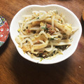 memia's cooksnap of when they made 簡単おつまみ☆モヤシと竹輪の梅肉和え.
