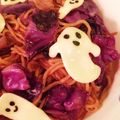 まいめろでい〜's cooksnap of when they made ハロウィンおばけの森焼きそば…☆.