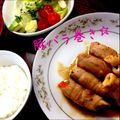 あっちゃゃゃん's cooksnap of when they made 茄子のチーズ肉巻き.