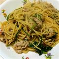 mamamacha's cooksnap of when they made ♡しめじとほうれん草のミルク風味パスタ♡.