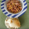 pitachan1's cooksnap of when they made 鮭フレークとじゃが芋のバター醤油炒飯.