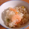 雪美*大福's cooksnap of when they made 炊飯器におまかせ♪海老ピラフ.