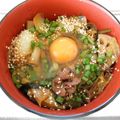 pitachan1's cooksnap of when they made 超時短リメイク！ラク旨すきやき丼ぶり.